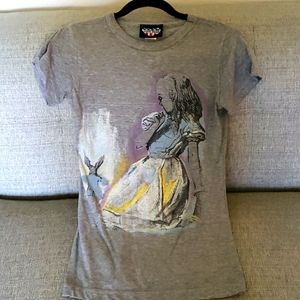 Junk Food Size Small Alice in Wonderland Shirt